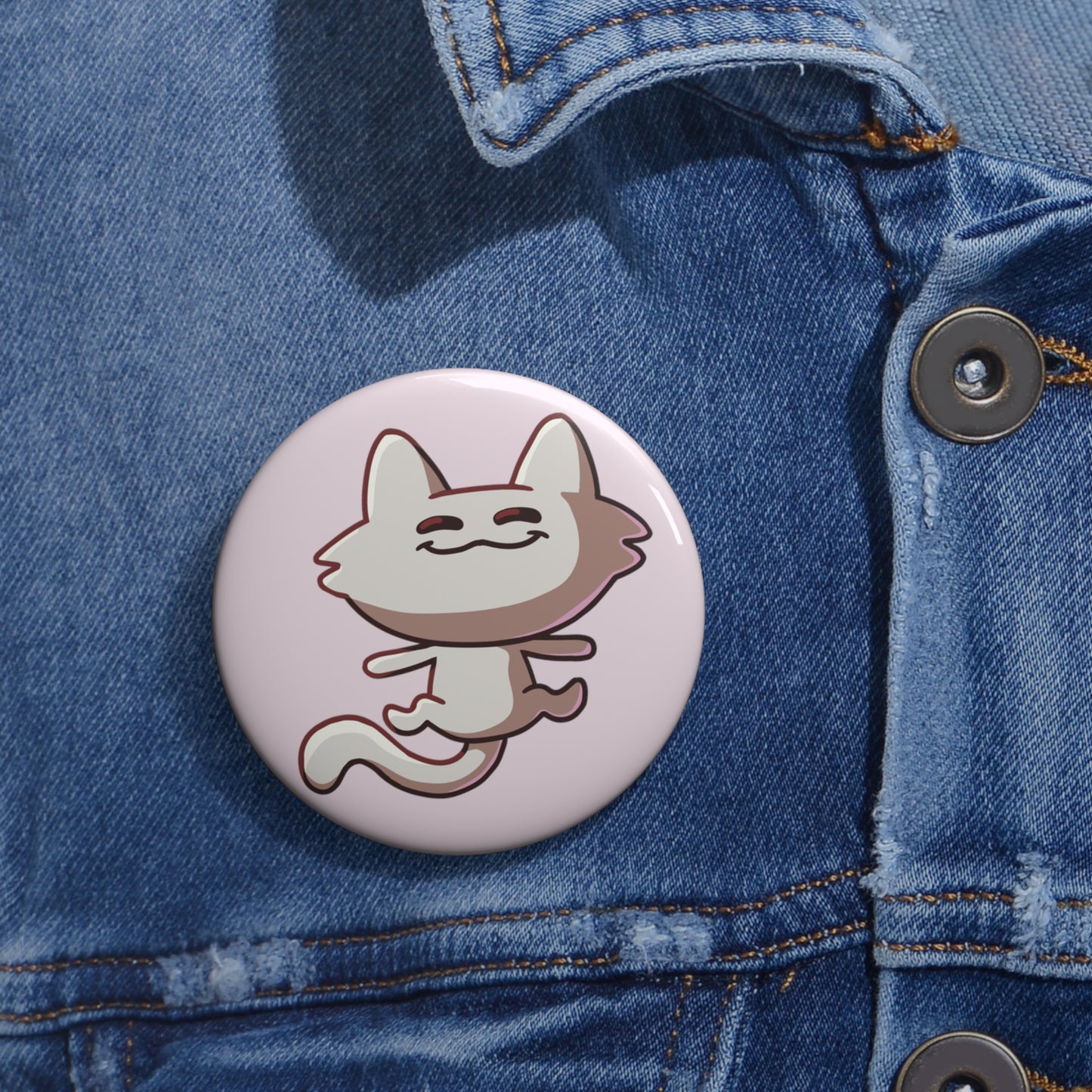 Tiny Cat Pin Buttons