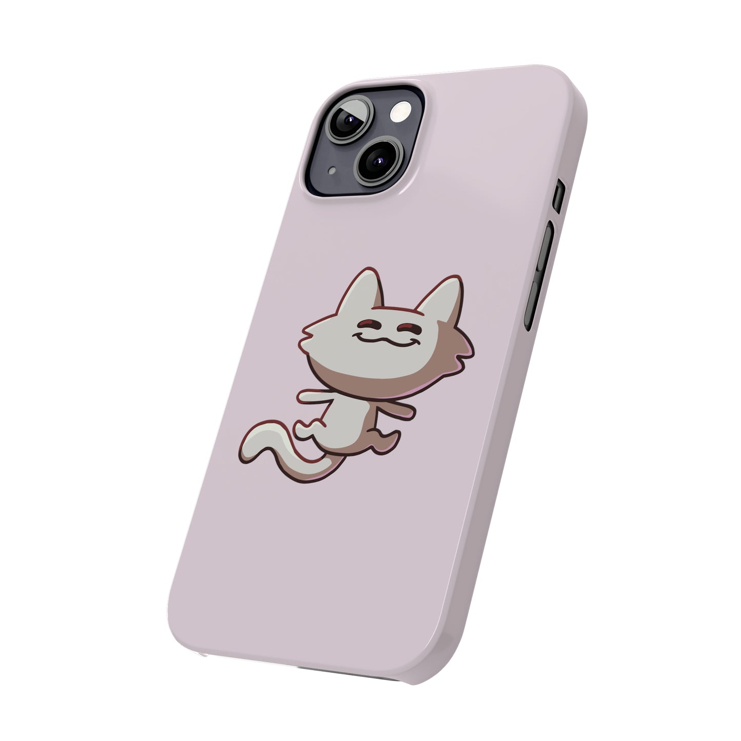 Tiny Cat Phone Case - Pink