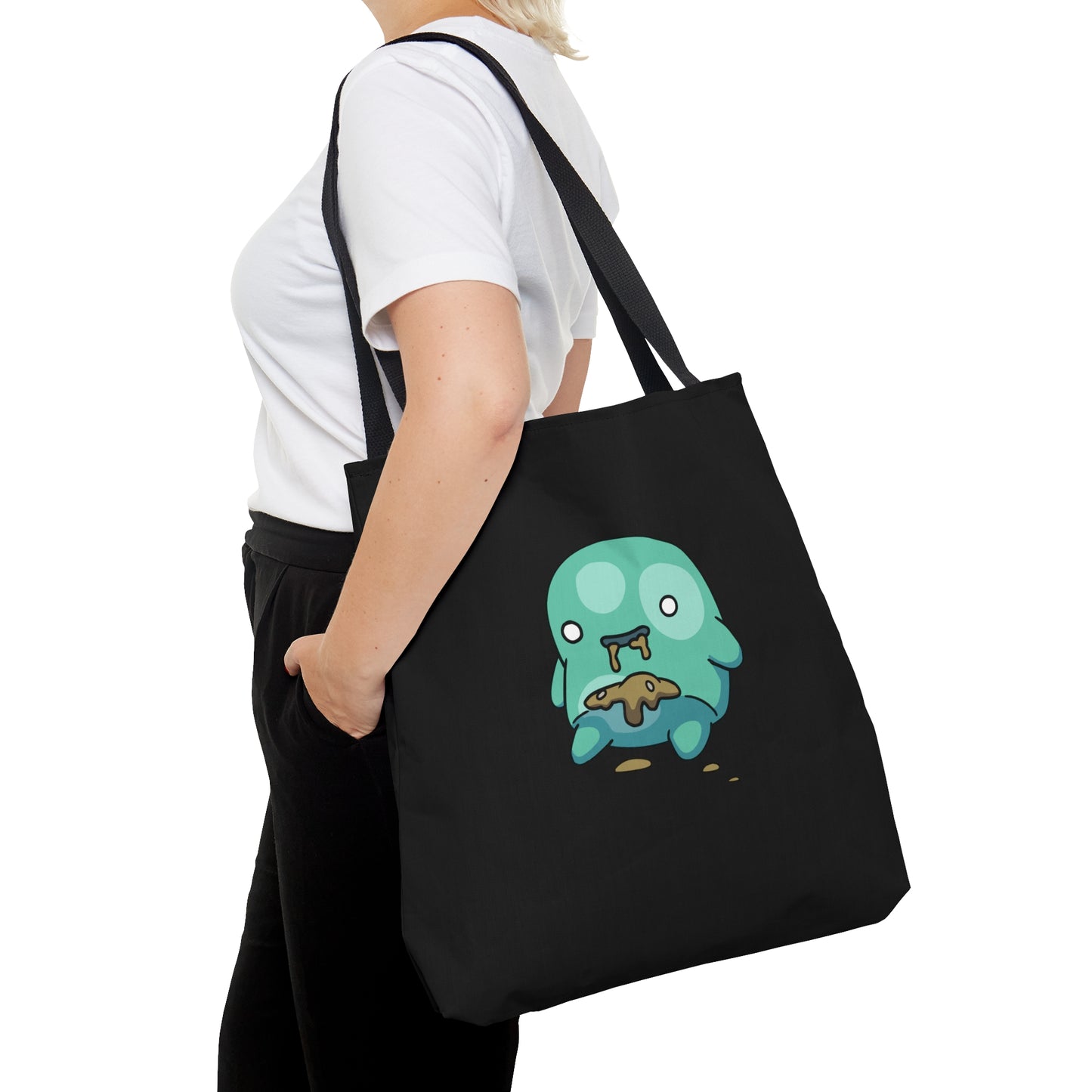 Pebble the Jelly Thing Tote Bag - Black