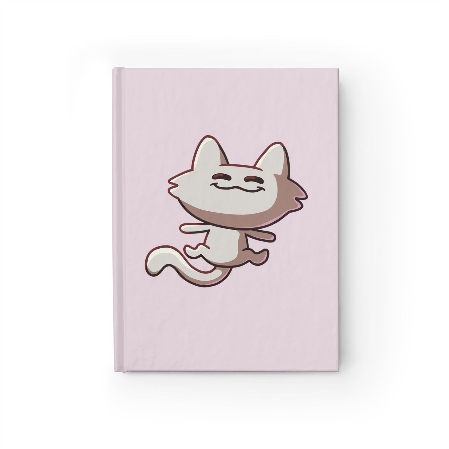 Tiny Cat Sketch Journal - Ruled Pages - Pink