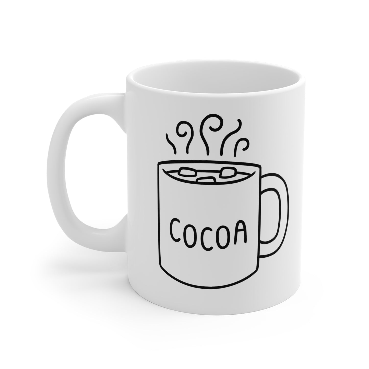 Cocoa Mug Coffee Mug 11oz - White