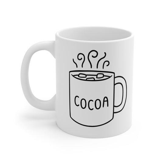 Cocoa Mug Coffee Mug 11oz - White