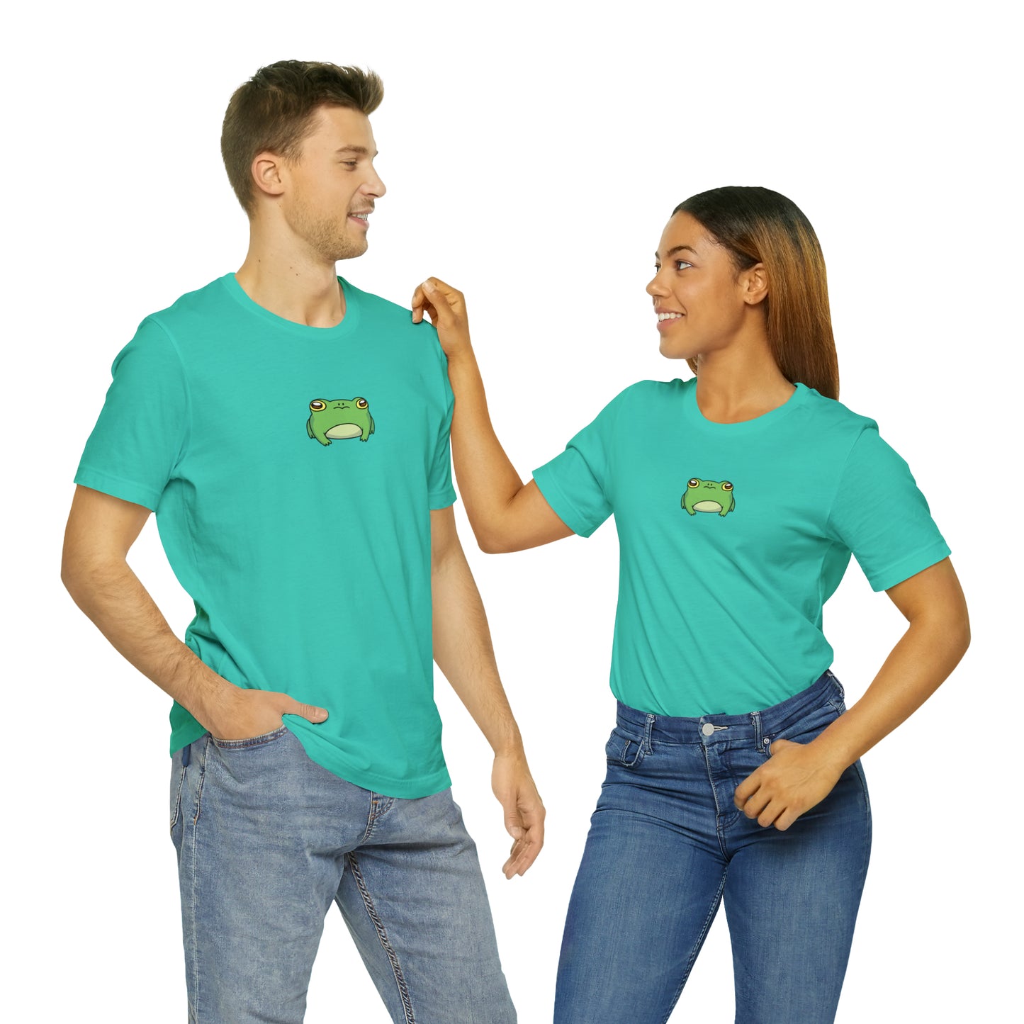 Lily Pad Frog Unisex Jersey Short Sleeve Tee