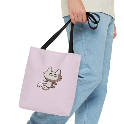 Tiny Cat Tote Bag - Pink