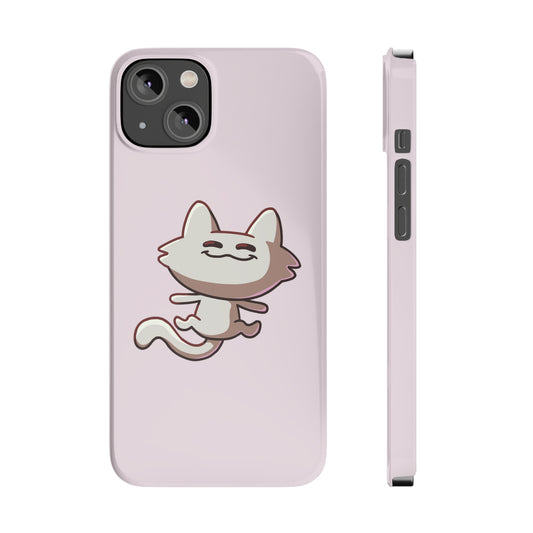 Tiny Cat Phone Case - Pink