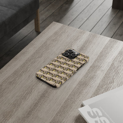 Stacked Desert Rain Frogs Pattern Phone Case