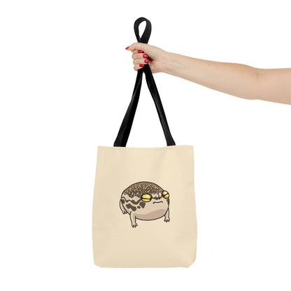 Desert Rain Frog Tote Bag - Yellow