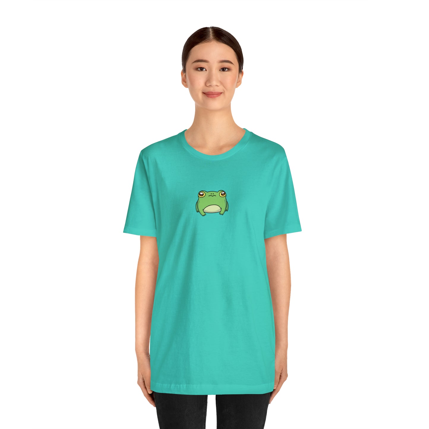 Lily Pad Frog Unisex Jersey Short Sleeve Tee