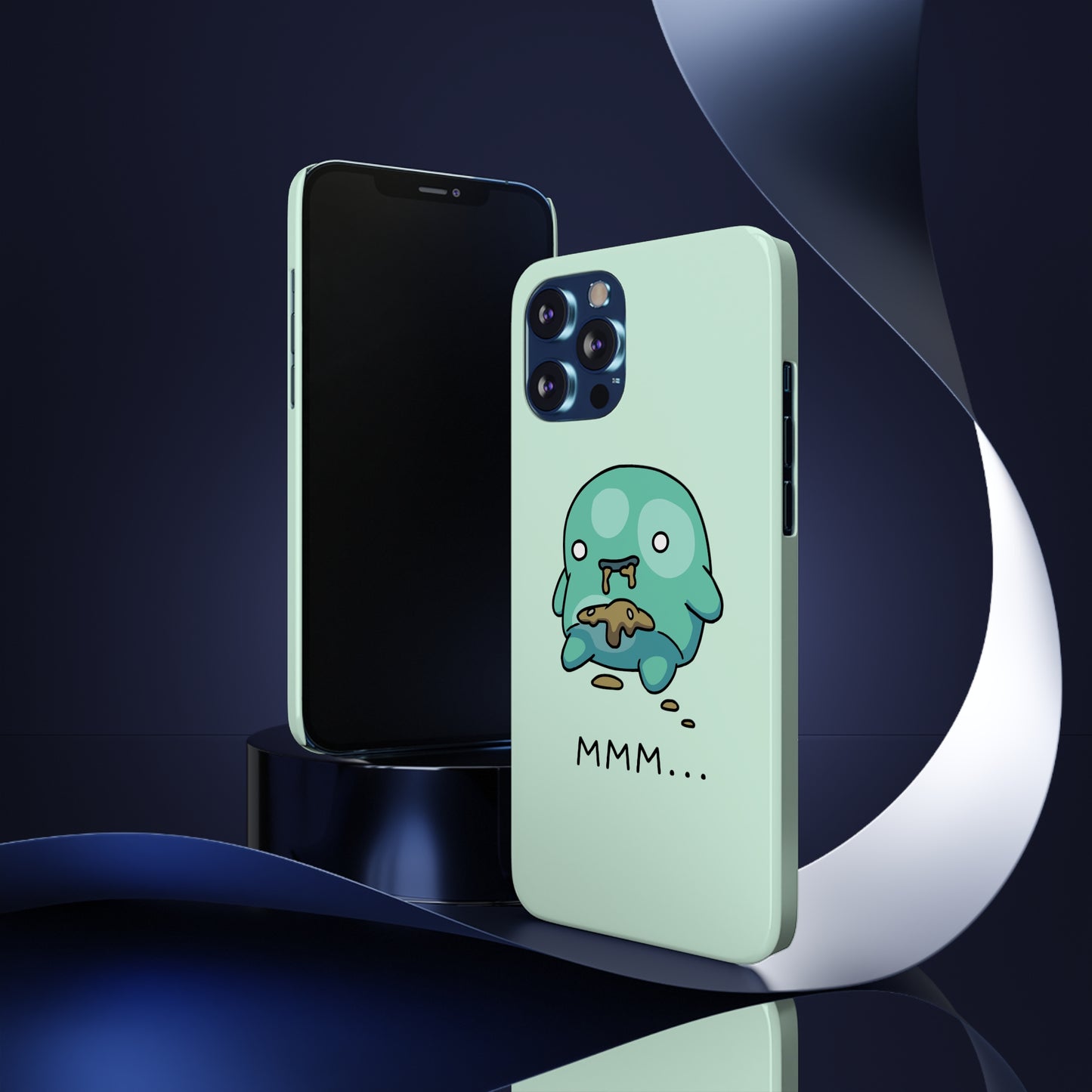 Pebble the Jelly Thing Phone Case - Green