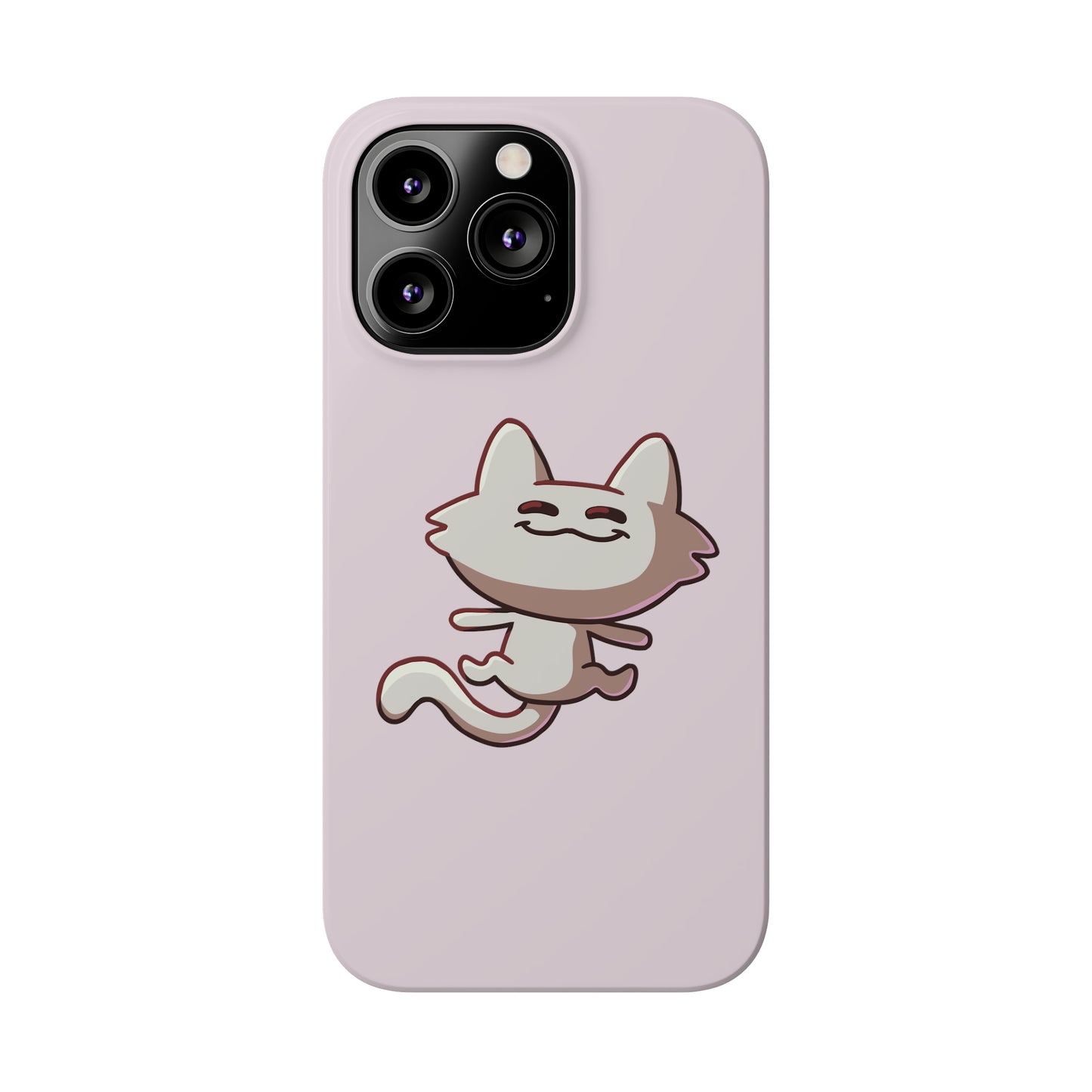 Tiny Cat Phone Case - Pink