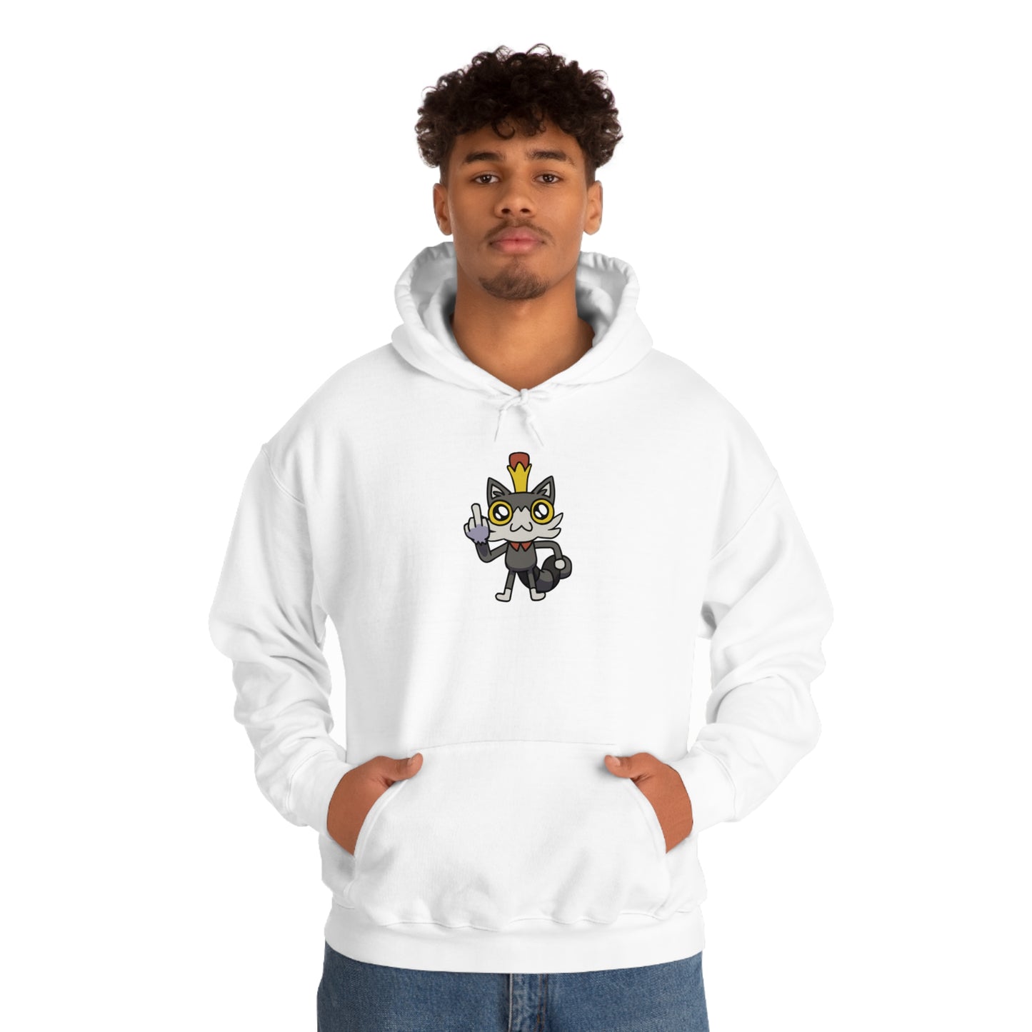 Lemon Cat Unisex Heavy Blend Hoodie