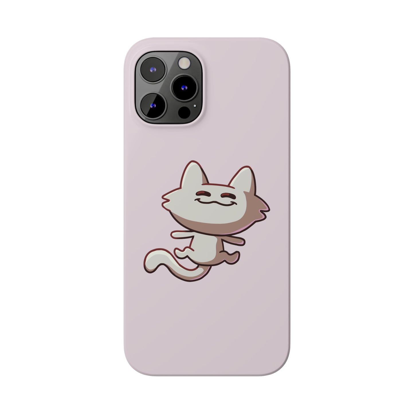 Tiny Cat Phone Case - Pink