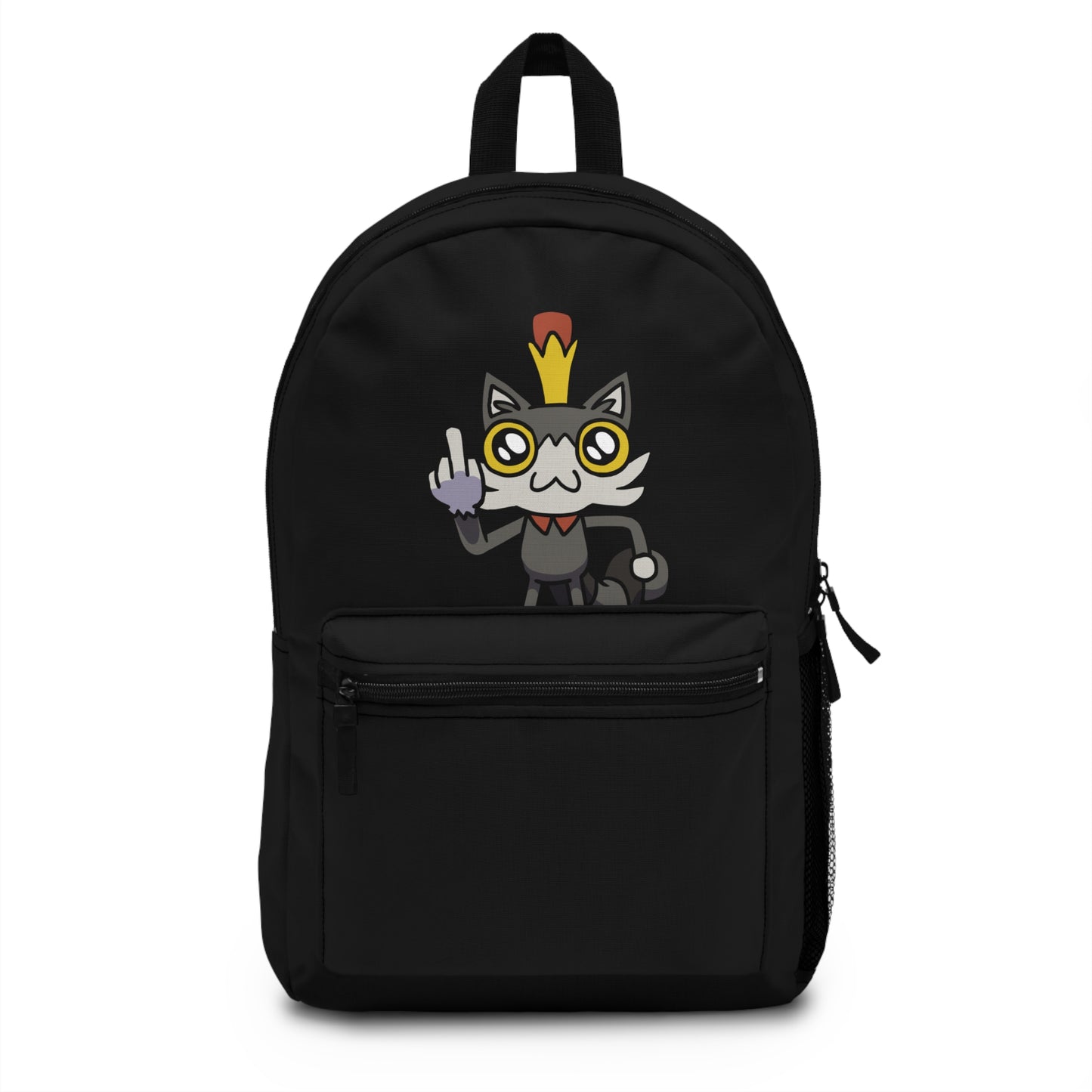 Lemon Cat Backpack - Black