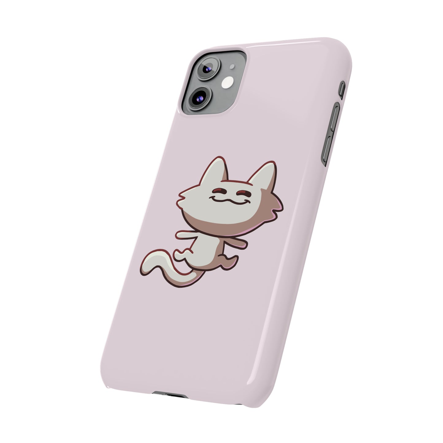 Tiny Cat Phone Case - Pink