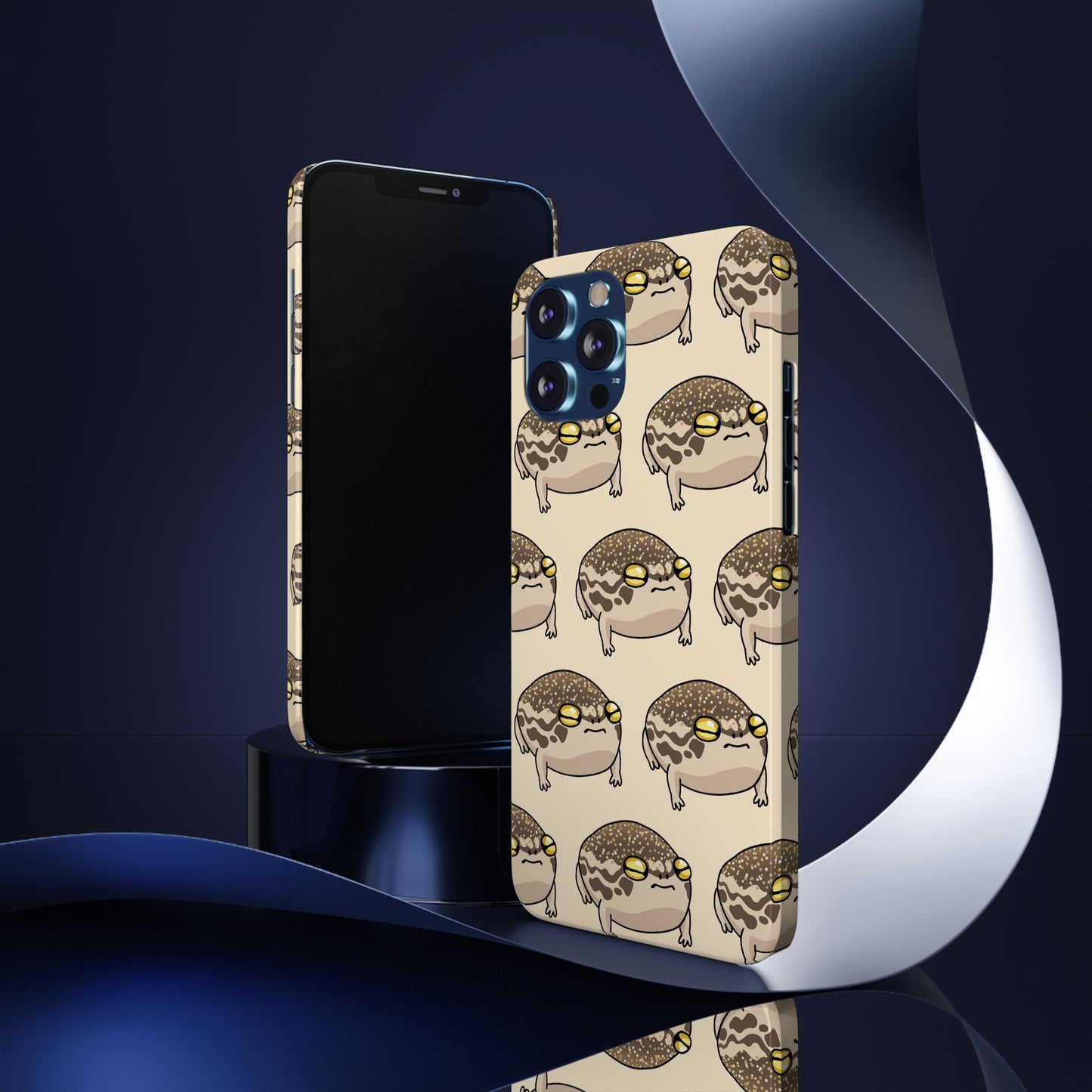 Desert Rain Frogs Pattern Phone Case