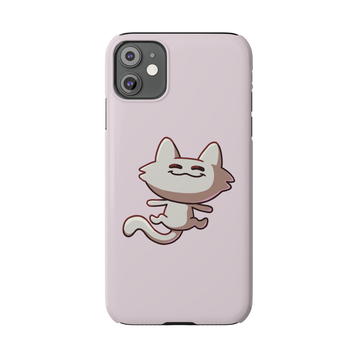 Tiny Cat Phone Case - Pink