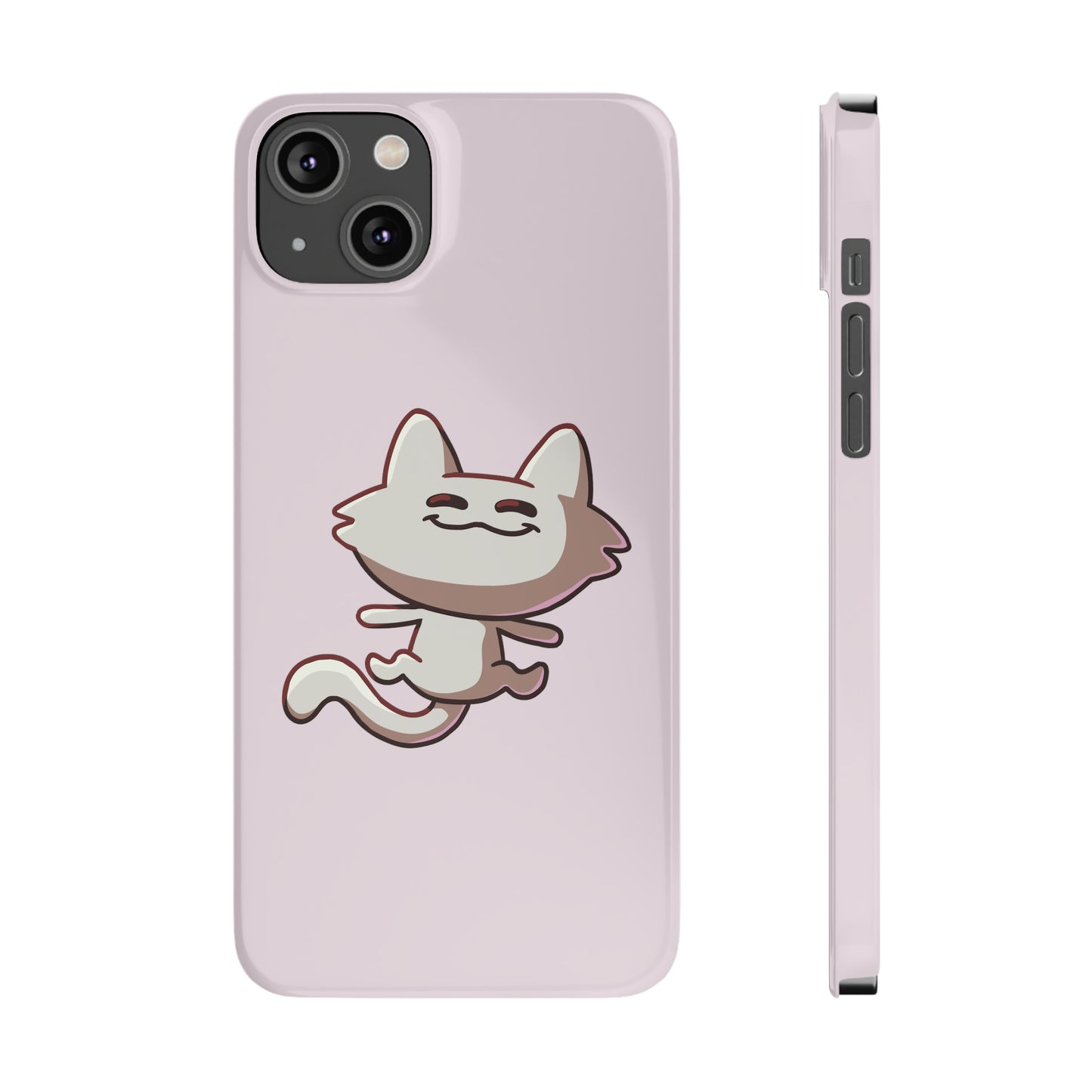 Tiny Cat Phone Case - Pink