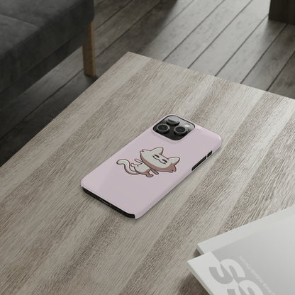 Tiny Cat Phone Case - Pink