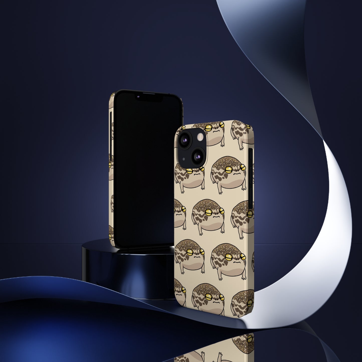 Desert Rain Frogs Pattern Phone Case