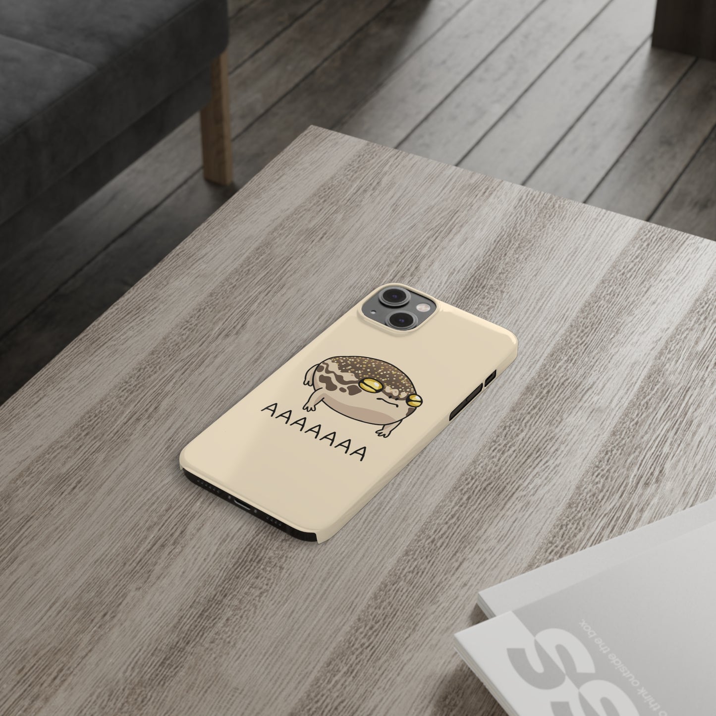 Desert Rain Frog Phone Case - Yellow