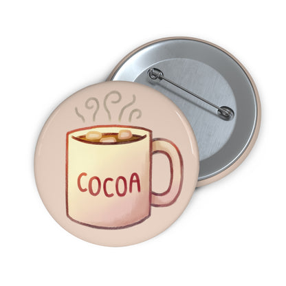 Cocoa Mug Pin Buttons