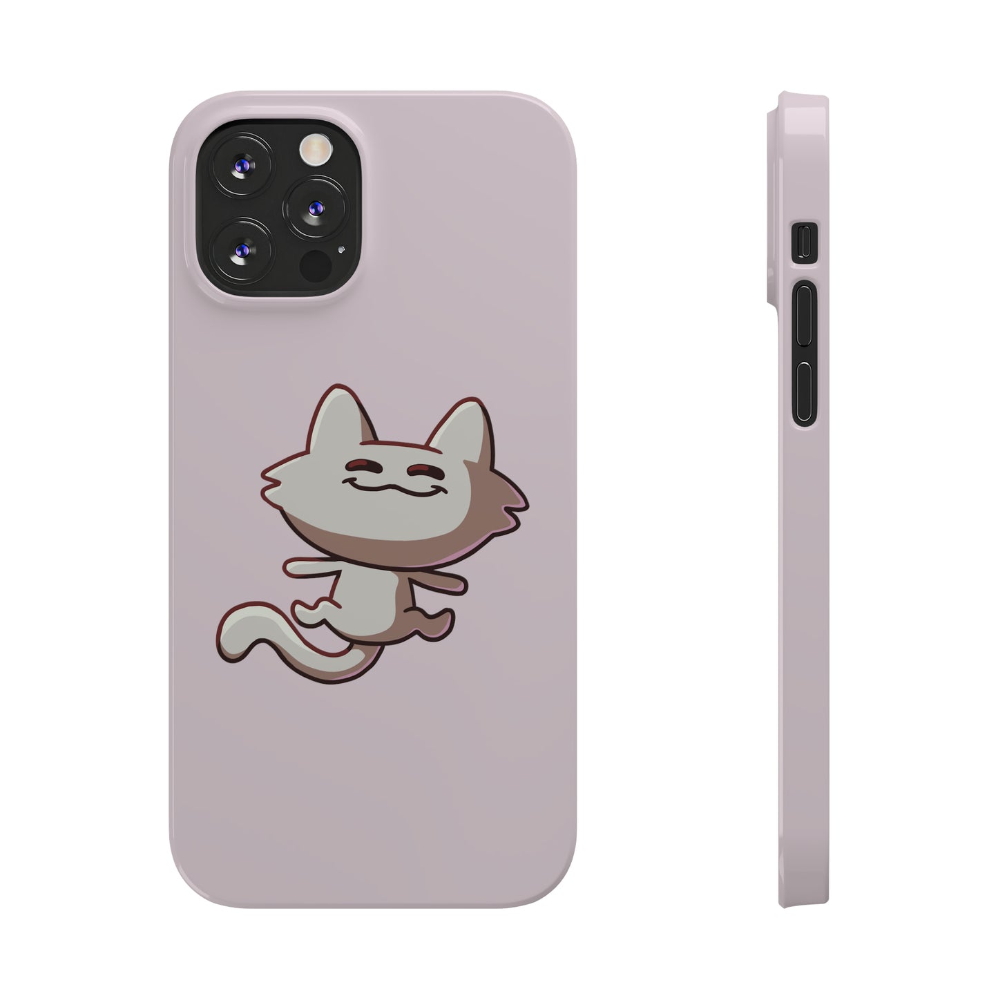 Tiny Cat Phone Case - Pink