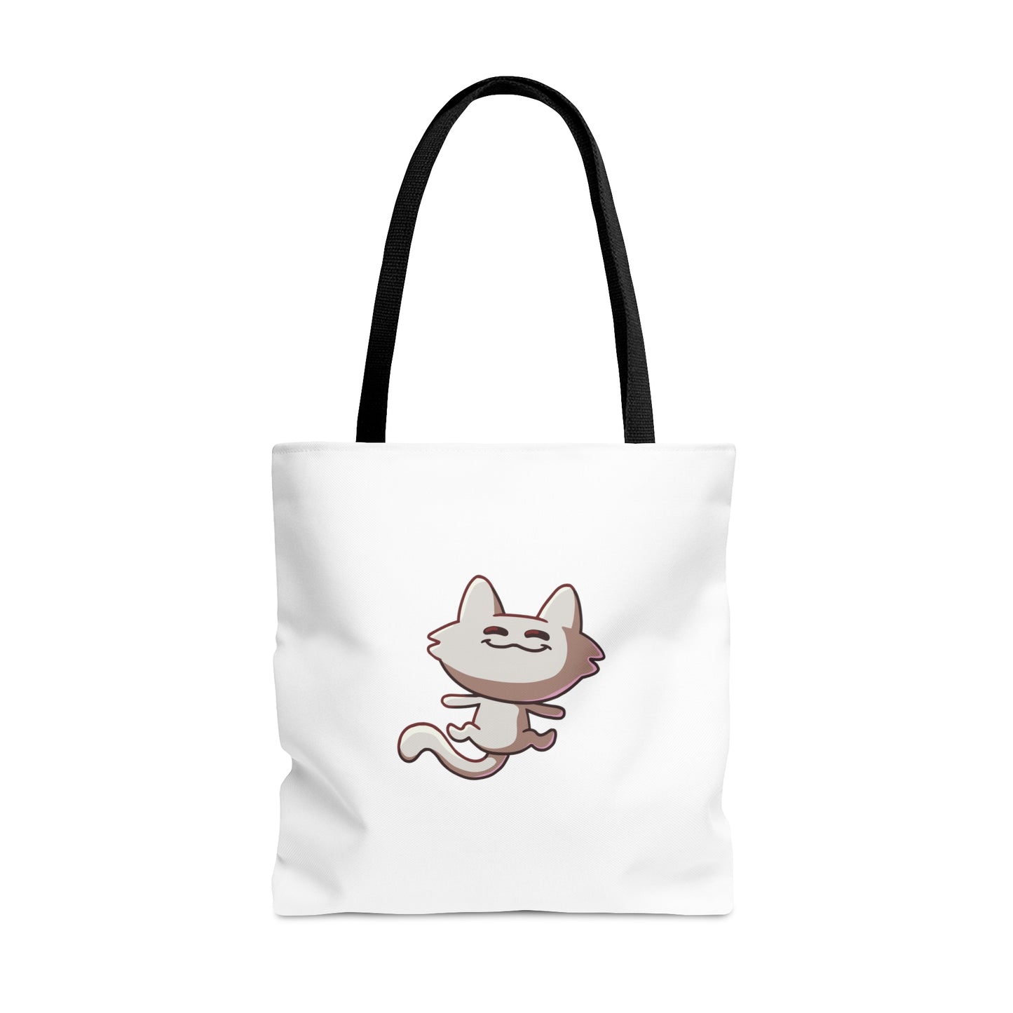 Tiny Cat Tote Bag - White