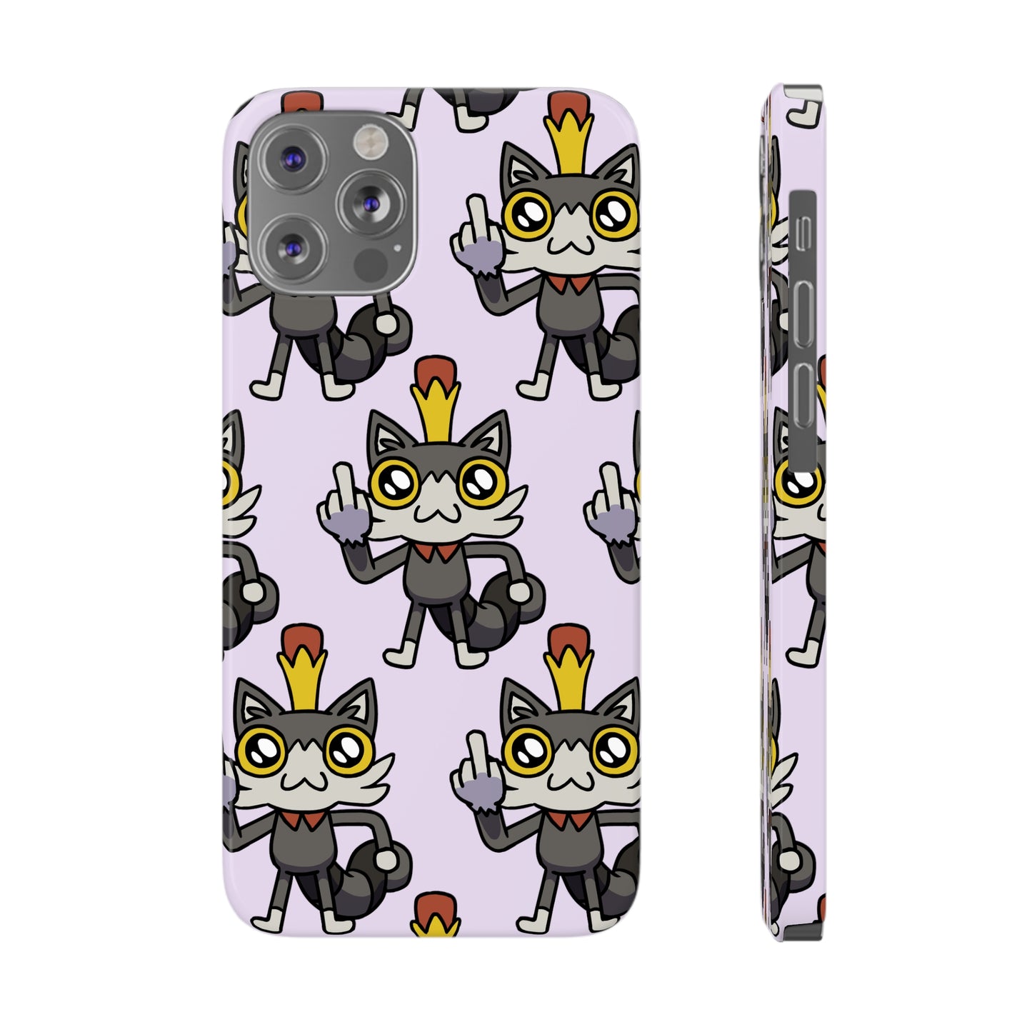 Lemon Cat Pattern Phone Case