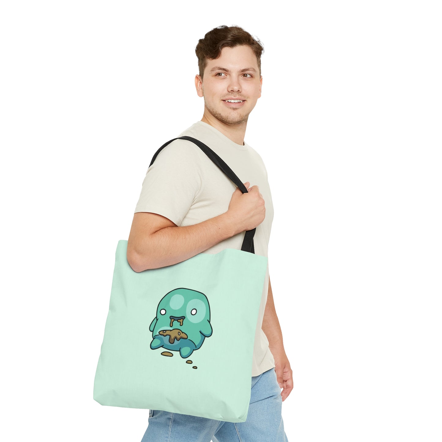 Pebble the Jelly Thing Tote Bag - Green