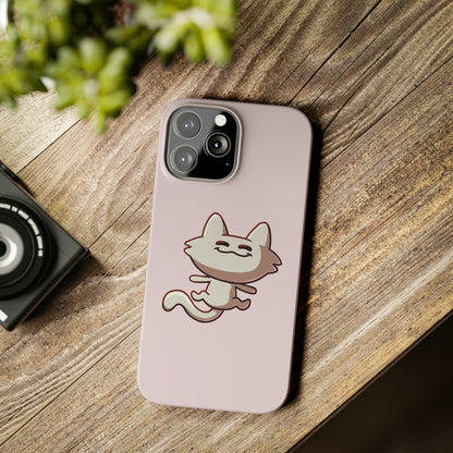 Tiny Cat Phone Case - Pink