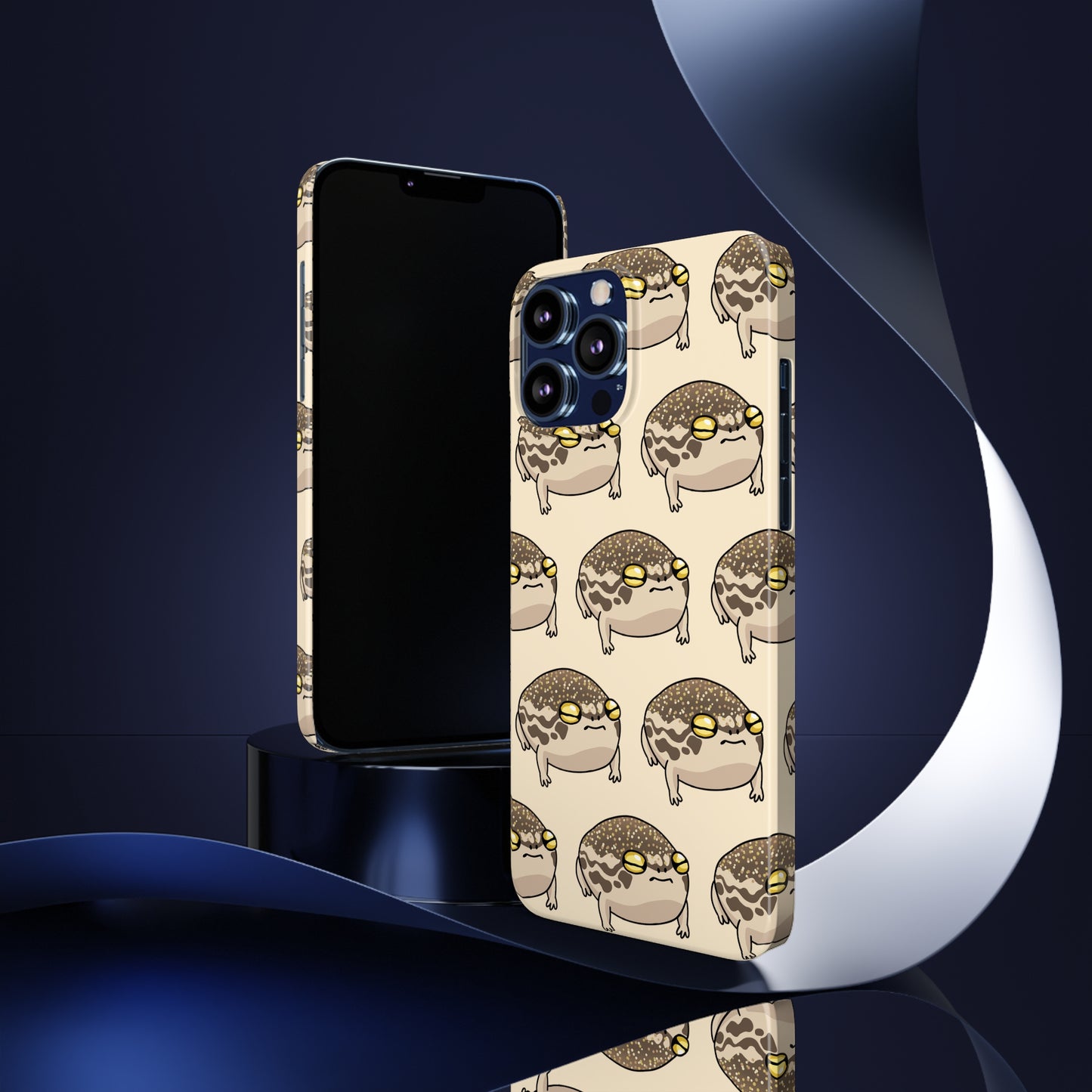 Desert Rain Frogs Pattern Phone Case