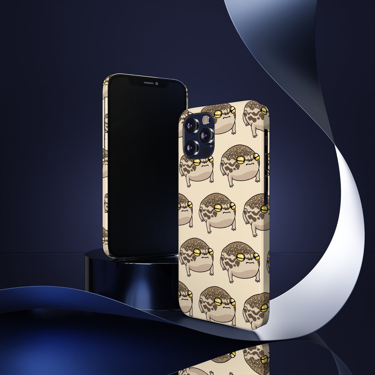 Desert Rain Frogs Pattern Phone Case