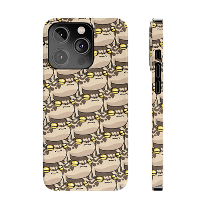 Stacked Desert Rain Frogs Pattern Phone Case