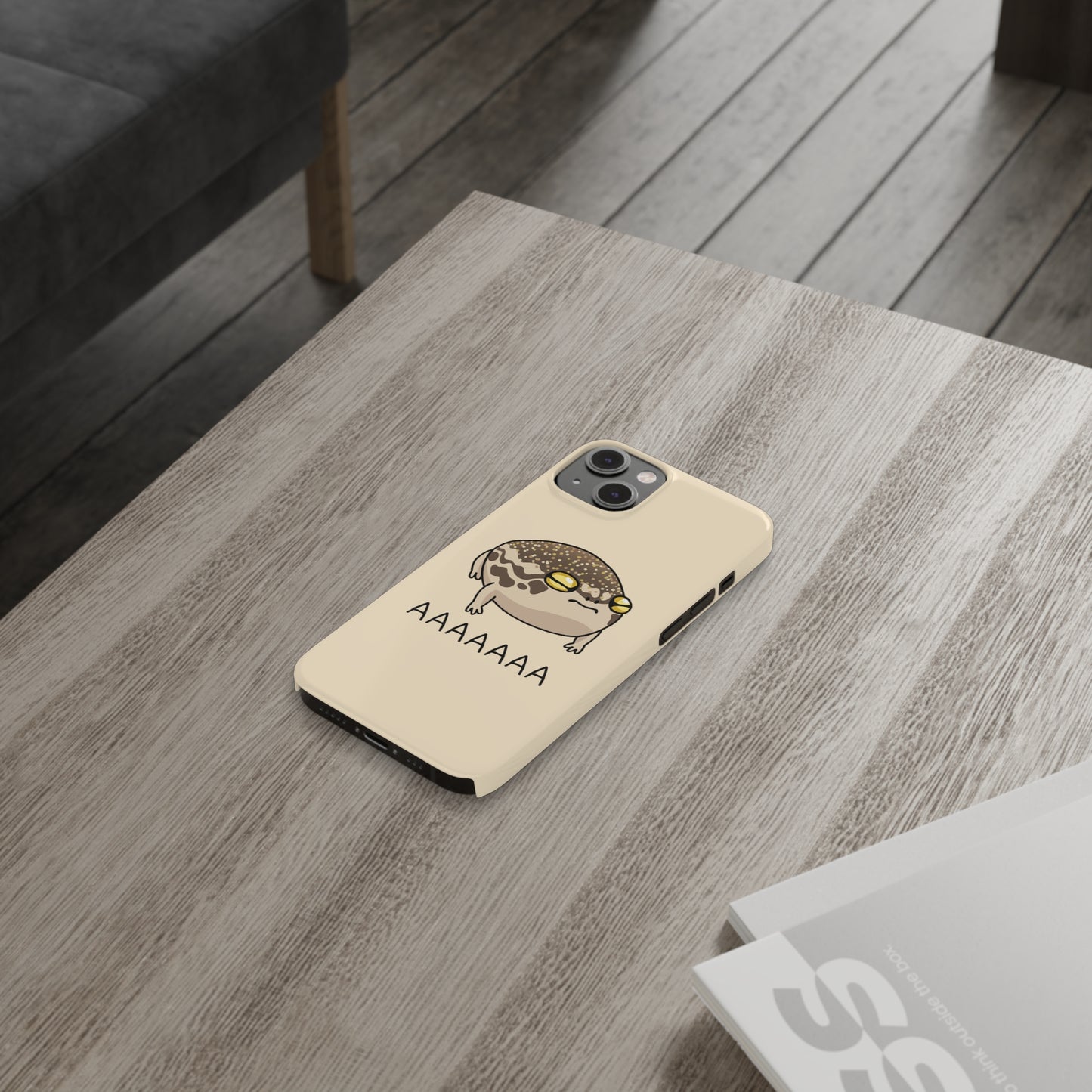 Desert Rain Frog Phone Case - Yellow