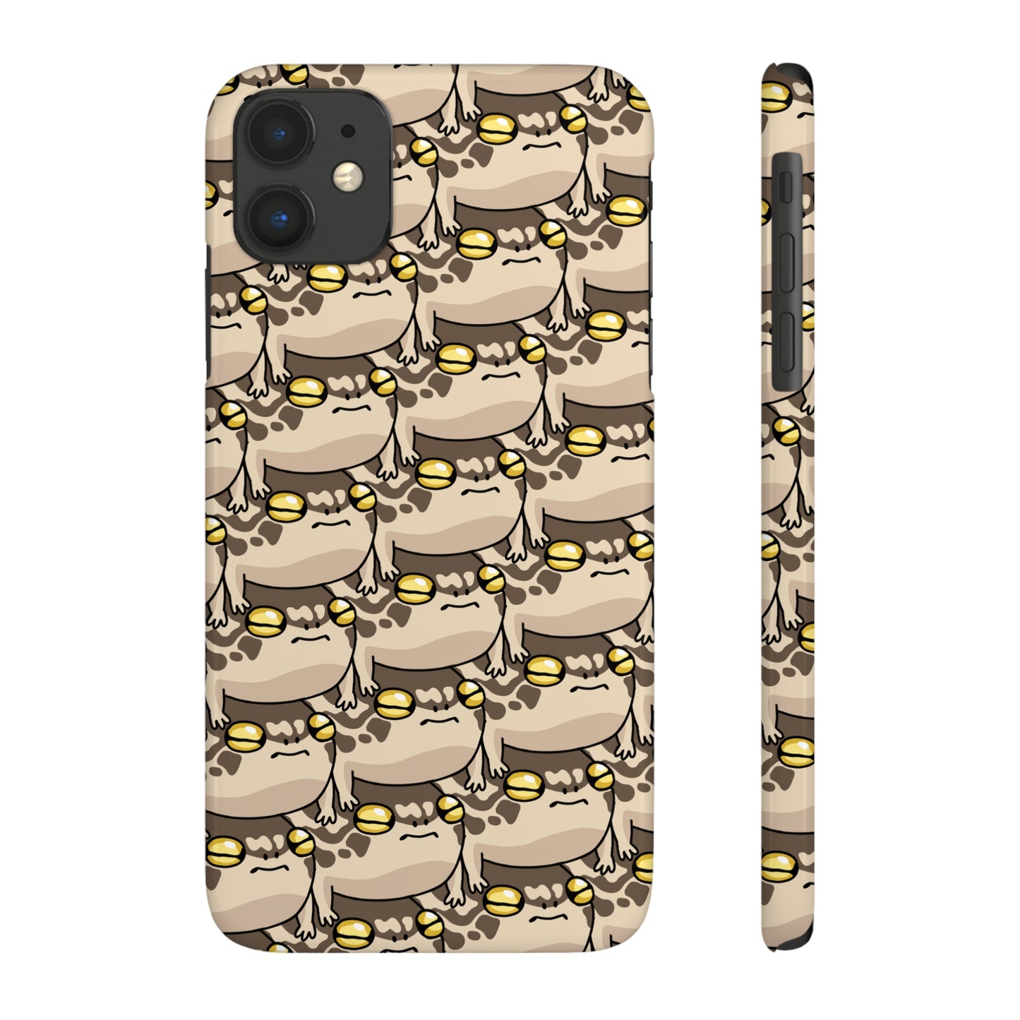 Stacked Desert Rain Frogs Pattern Phone Case