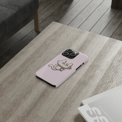 Tiny Cat Phone Case - Pink