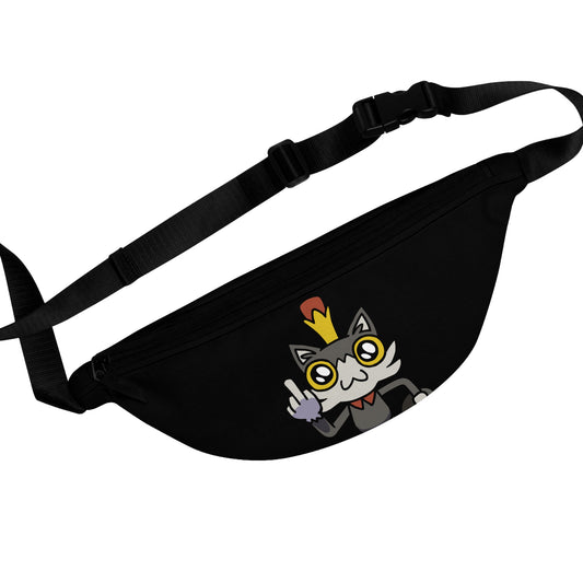 Lemon Cat Fanny Pack - Black