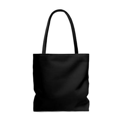 Lemon Cat Tote Bag - Black