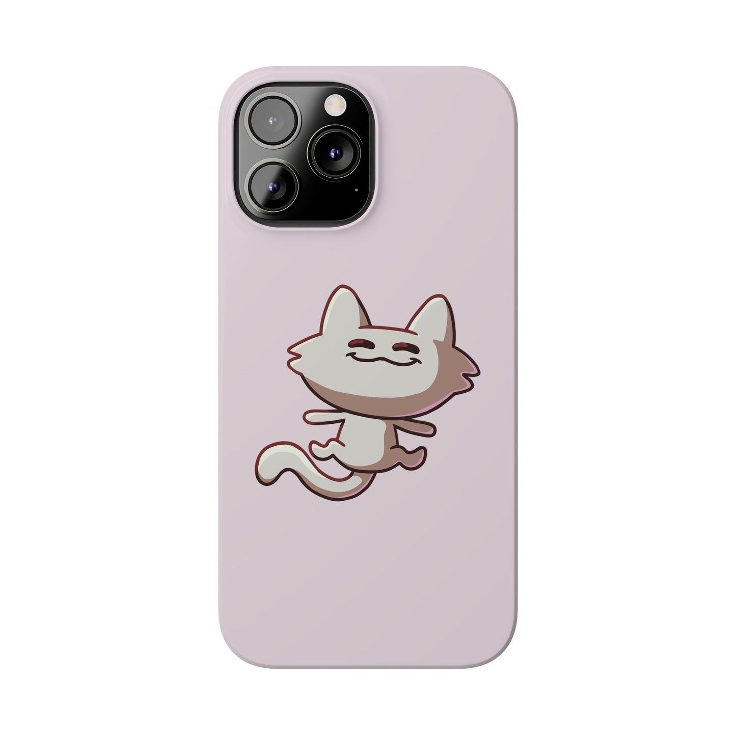 Tiny Cat Phone Case - Pink