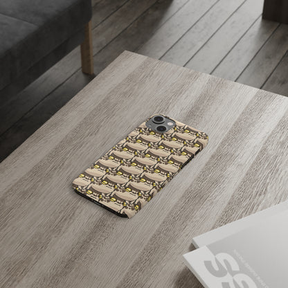 Stacked Desert Rain Frogs Pattern Phone Case