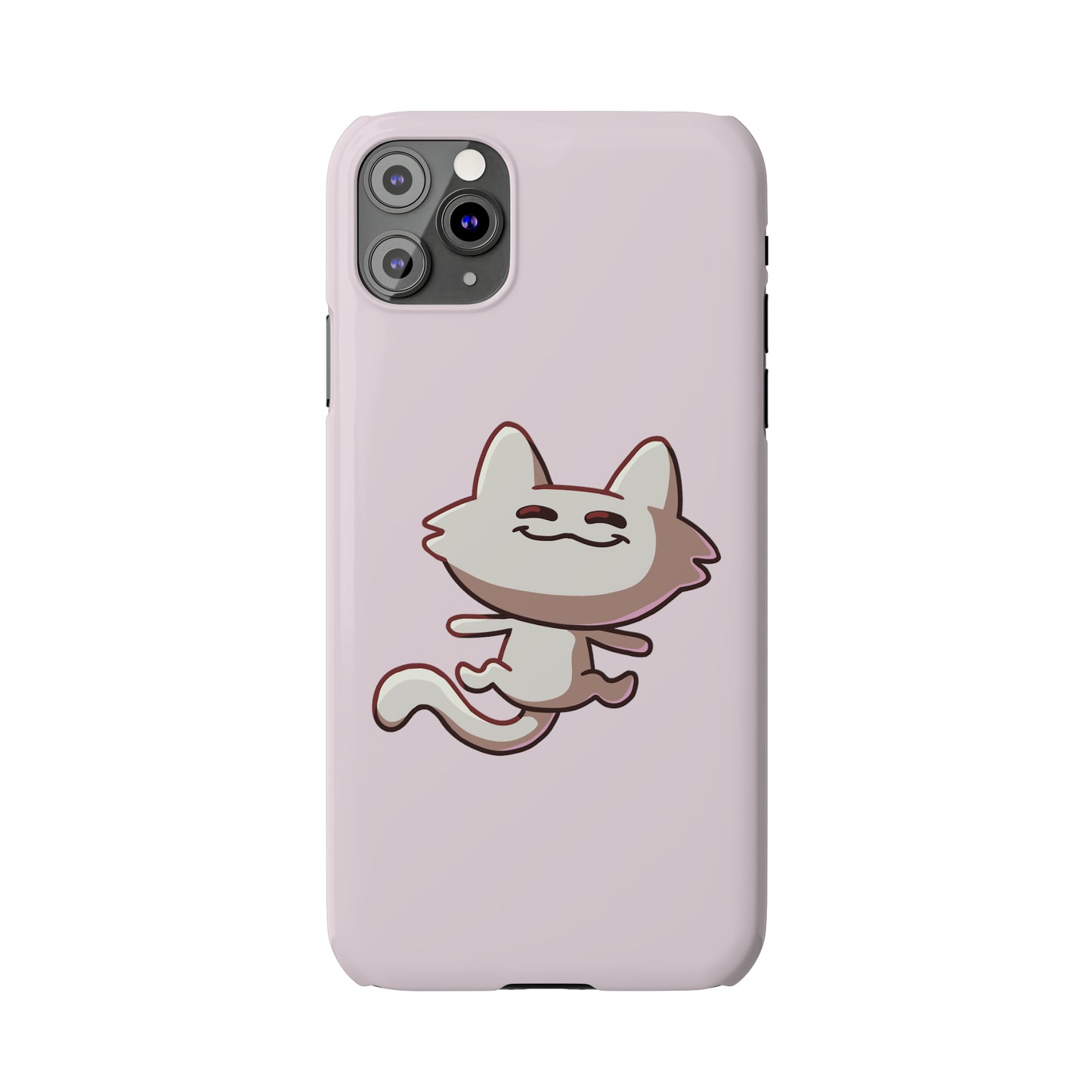 Tiny Cat Phone Case - Pink