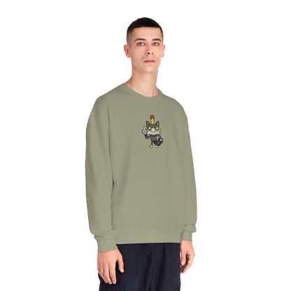 Lemon Cat Unisex Crewneck Sweatshirt