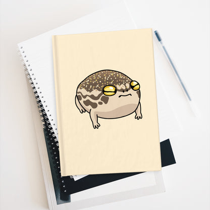 Desert Rain Frog Sketch Journal - Blank Pages - Yellow