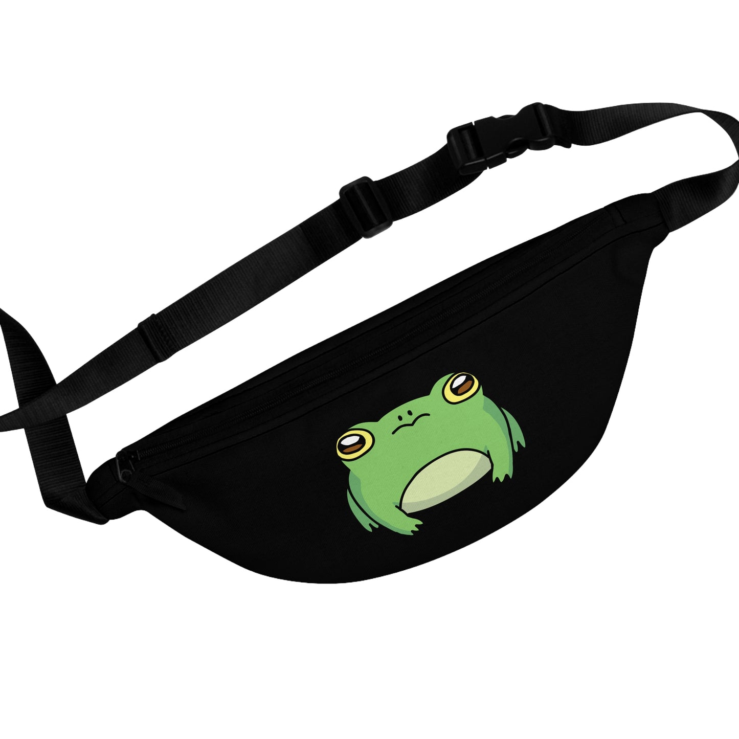 Lily Pad Frog Fanny Pack - Black