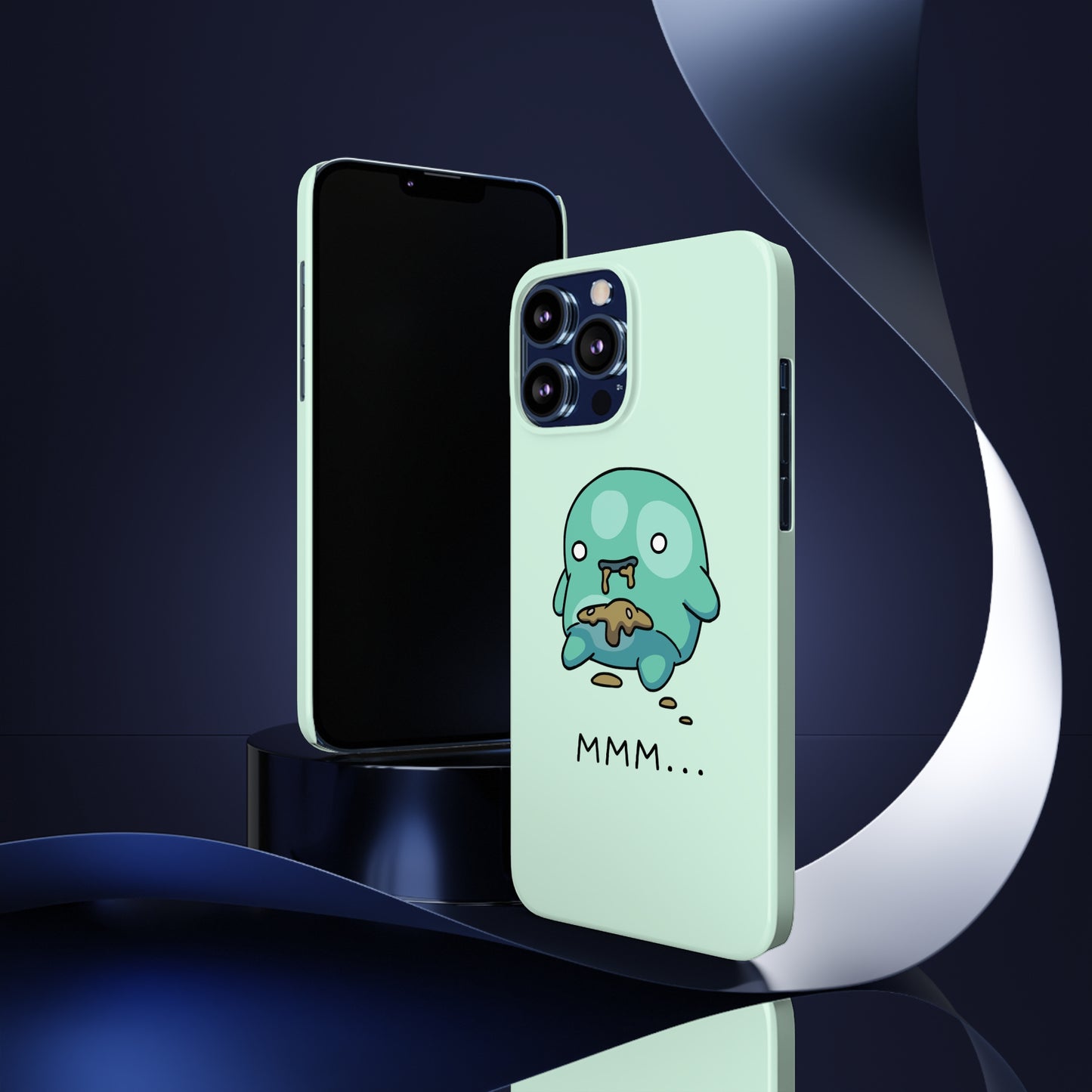 Pebble the Jelly Thing Phone Case - Green