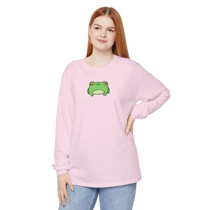 Lily Pad Frog Unisex Long Sleeve T-Shirt