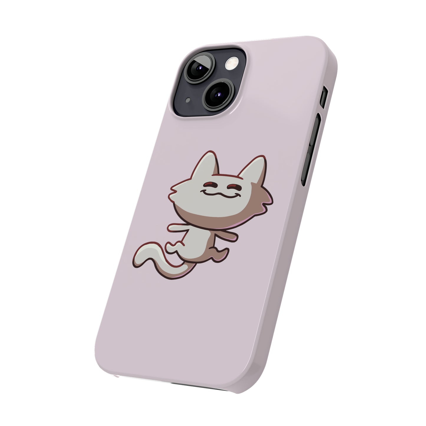 Tiny Cat Phone Case - Pink