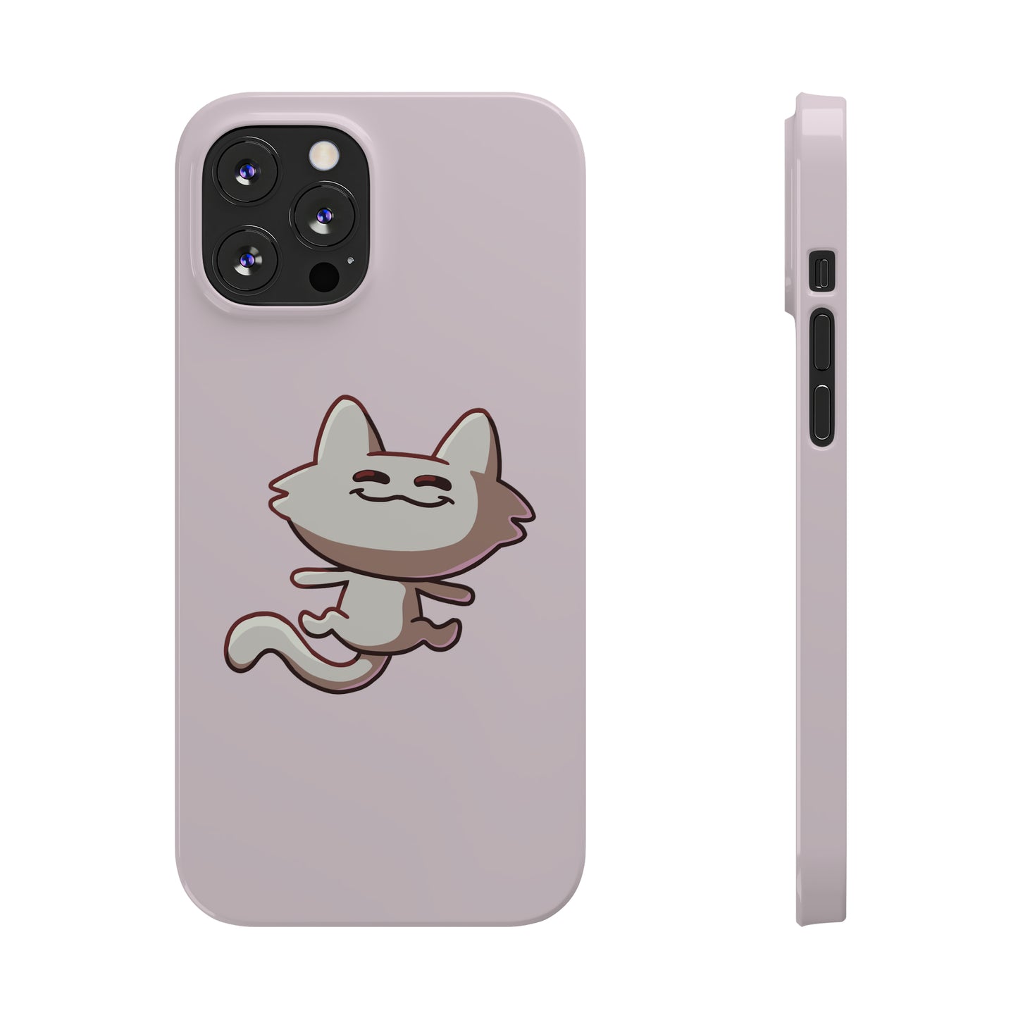 Tiny Cat Phone Case - Pink