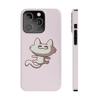 Tiny Cat Phone Case - Pink