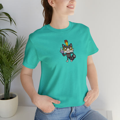 Lemon Cat Unisex Jersey Short Sleeve Tee